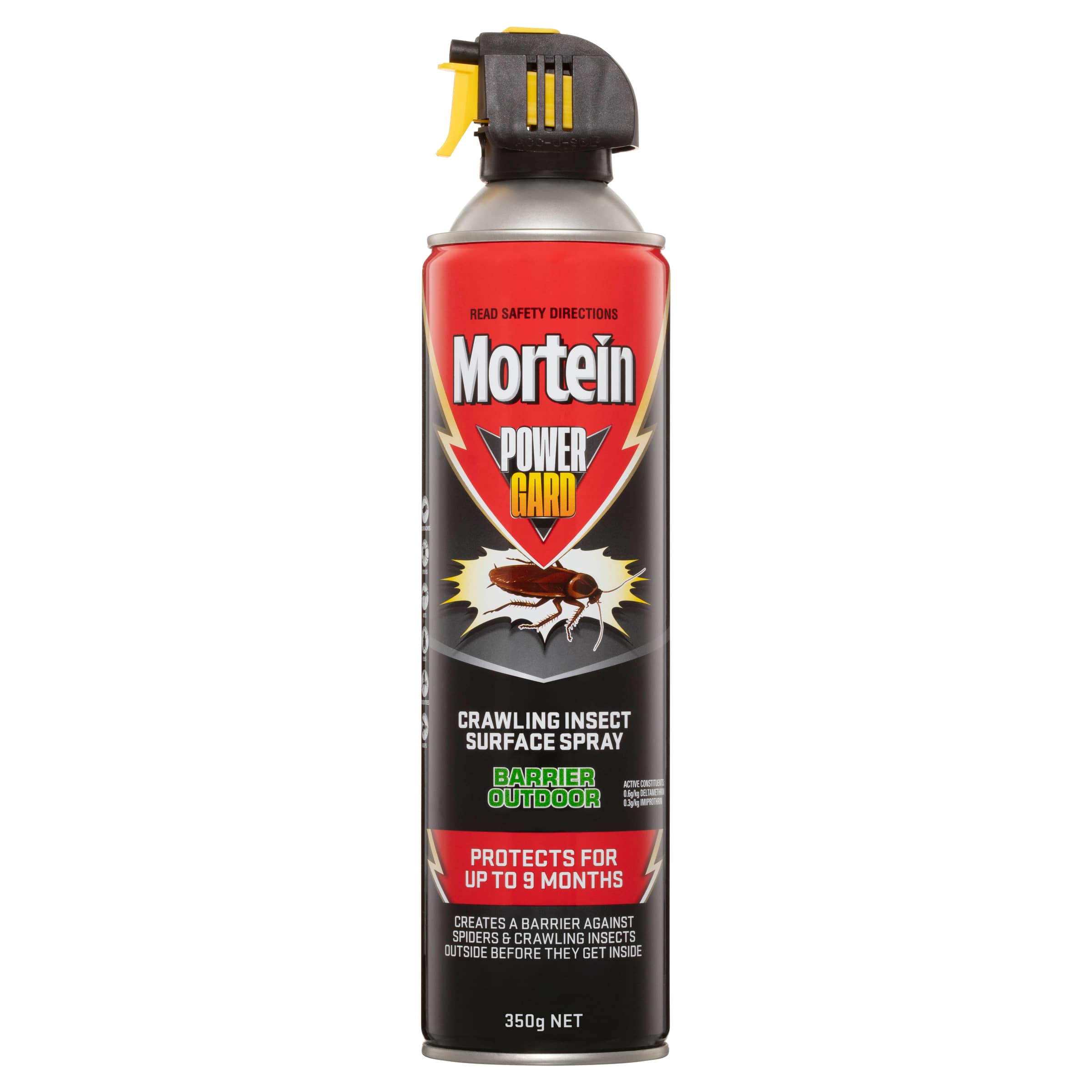 Mortein PowerGard Crawling Insect Surface Spray Barrier Outdoor 350g